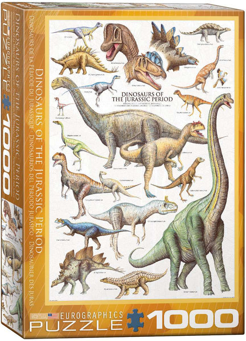 Dinosaurs of the jurassic period | 1000 mcx