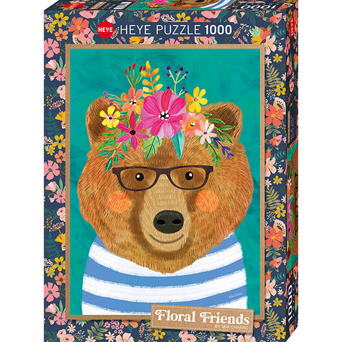 Floral Friends - Gentle Bear | 1000 pc