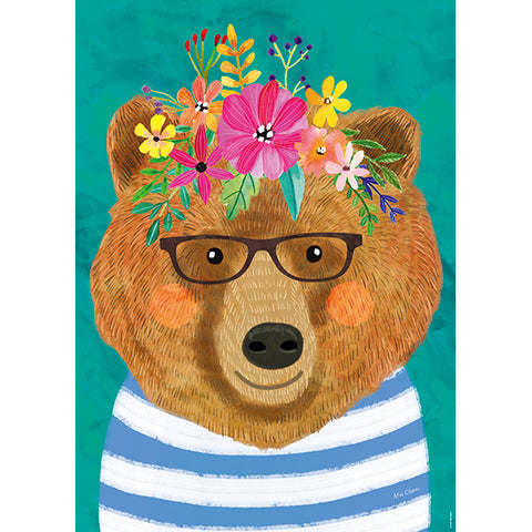 Floral Friends - Gentle Bear | 1000 pc