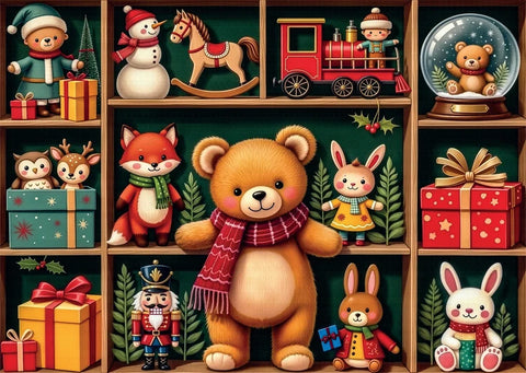 Présentoir de jouets festifs | 1000 mcx