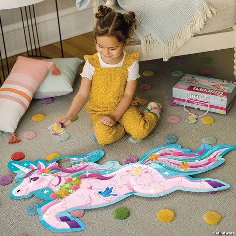 Licorne - Casse-tête de plancher scintillant | 44 XL mcx