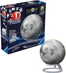 Lune  illuminée 3D 74 mcx