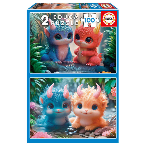 Monstres mignons - 2 x 100 pièces | 2x100  mcx