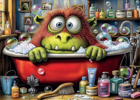La routine de beauté du monstre | 1000 mcx