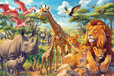 Plaines africaines | Casse-tête de plancher 35 mcx