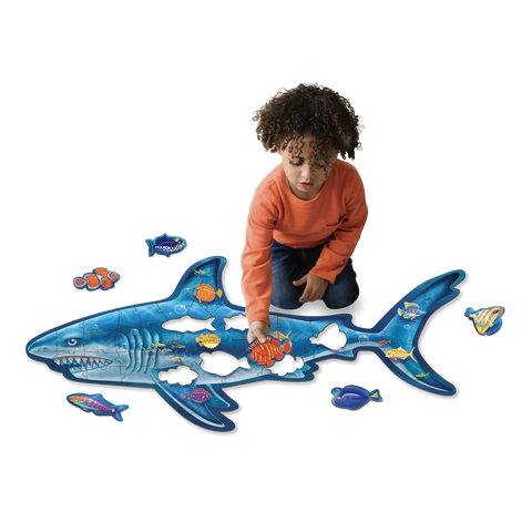 Requin - Casse-tête de plancher scintillant | 53 XL mcx