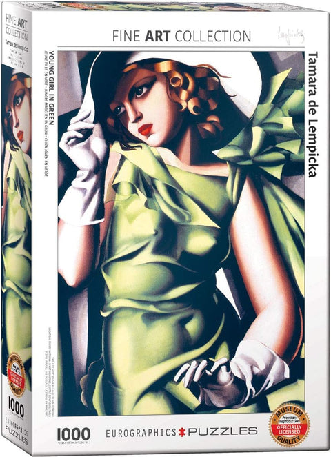 Tamara de Lempicka - Jeune fille en vert | 1000 mcx