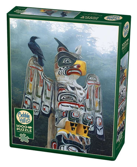 Totem pole in the mist | 1000 mcx