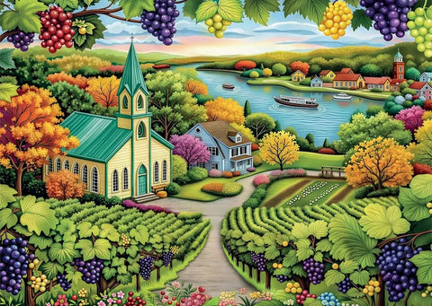 Vignoble en bord de mer | 1000 mcx